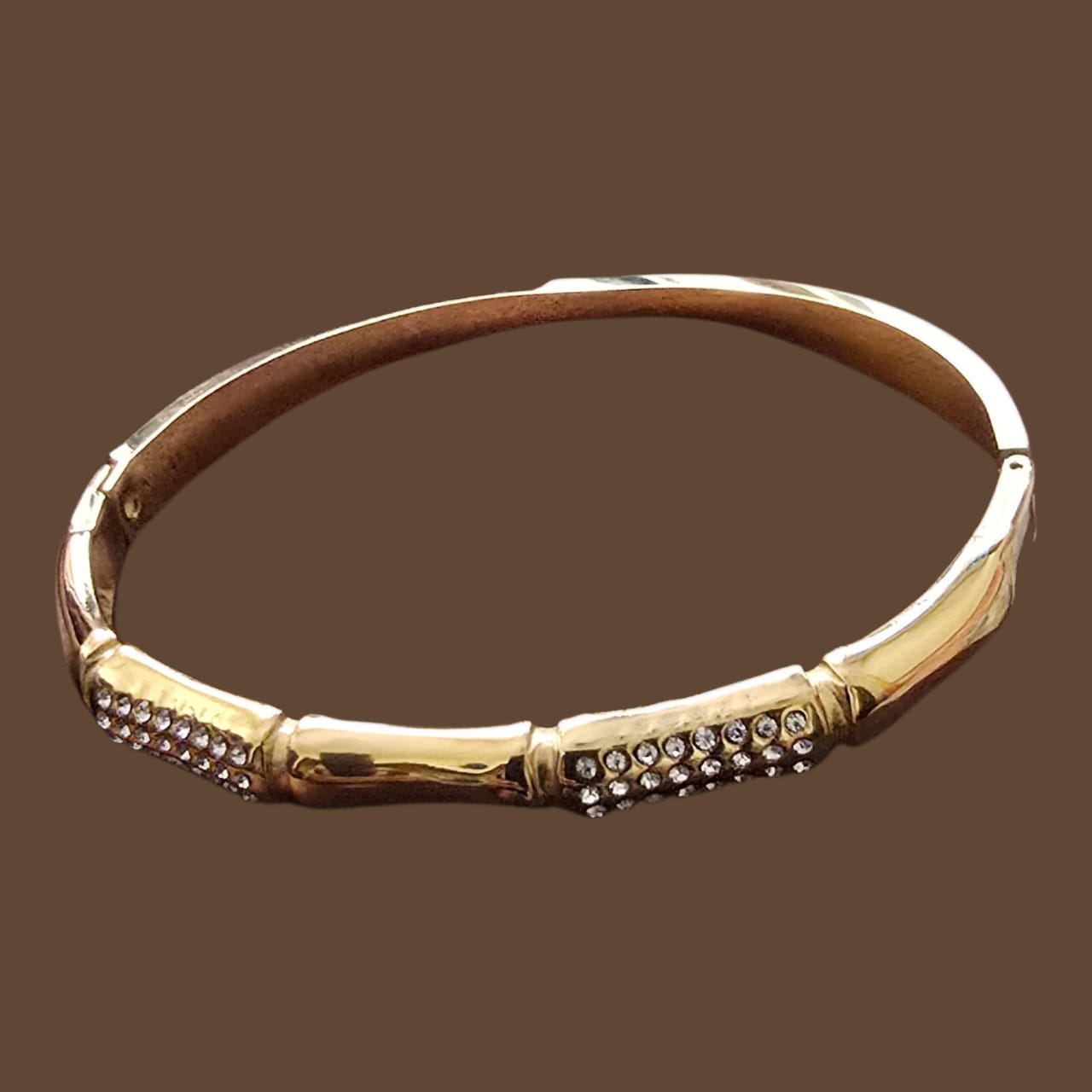 Tilloma™ Trinity Luxe Anti-Tarnish Bracelet Combo (Set of 3) – 3-Tone, Crystal & Gold Stack