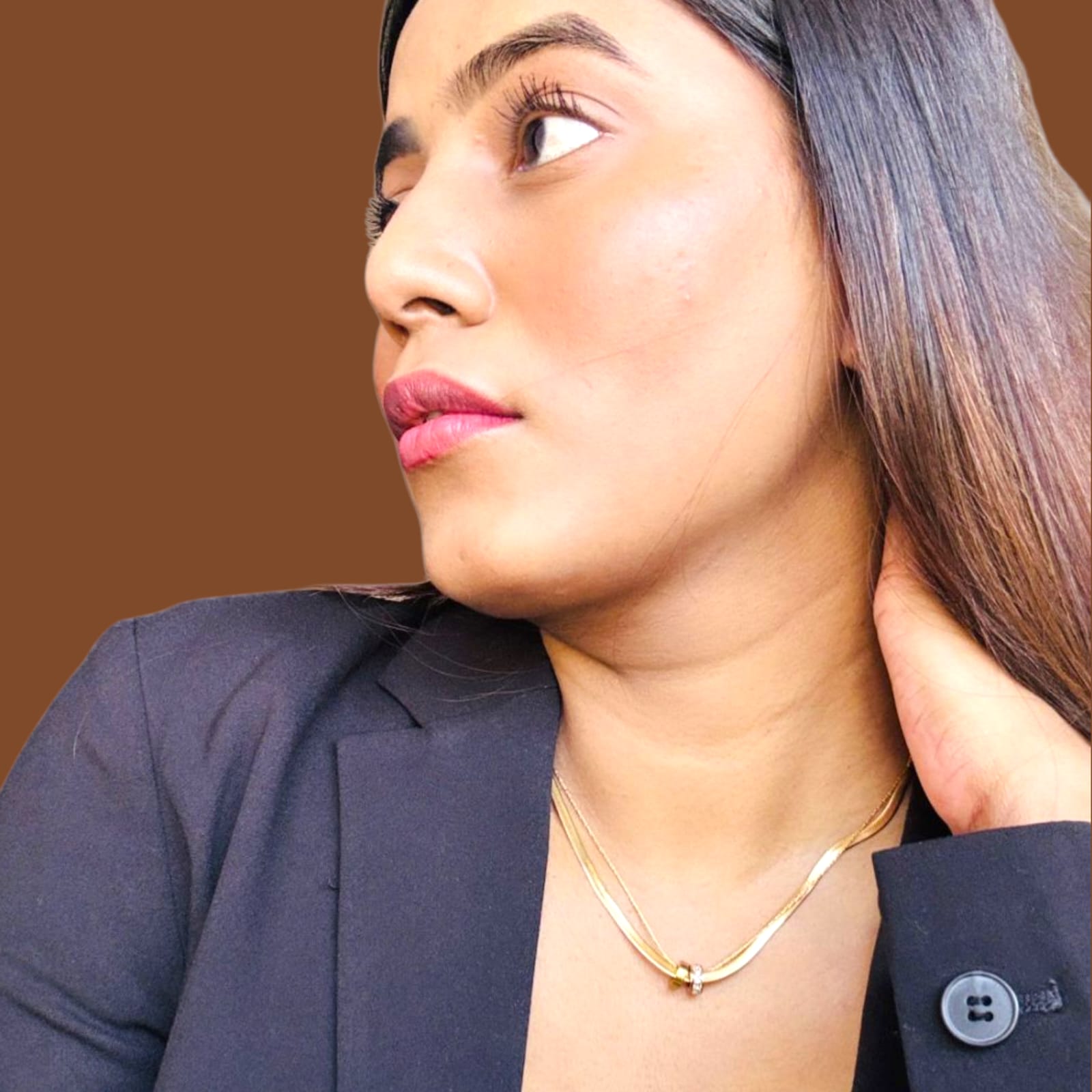 Dual Layer Sleek Anti-Tarnish Chain | Office Wear Essential