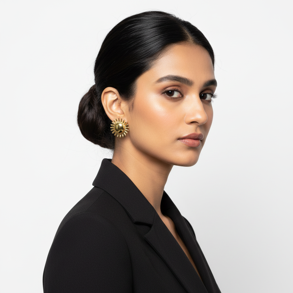 Celestial & Geometric Anti-Tarnish Earring Set - Set of 2 (Valentine’s Special Edition)